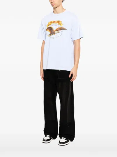 Melt Eagle-print T-shirt In Blue