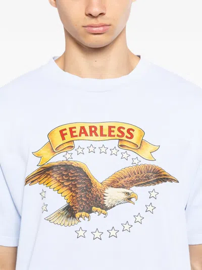 Melt Eagle-print T-shirt In Blue