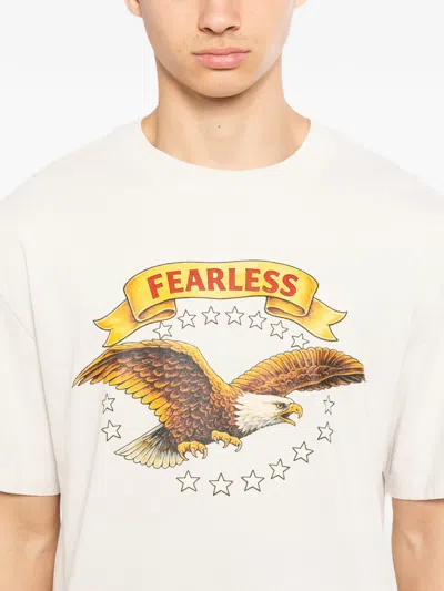 Melt Eagle Graphic T-shirt In White