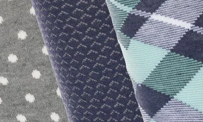 Original Penguin Pico Pattern Assorted 3-pack Crew Socks In Multi
