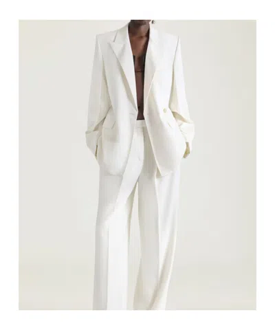 Givenchy Double-breasted Cocoon Jacket In Wool And Mohair In Multi