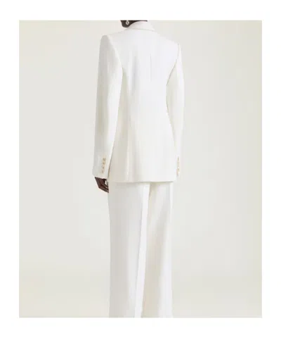 Givenchy Double-breasted Cocoon Jacket In Wool And Mohair In Multi