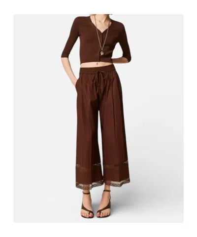 Twinset Drawstring Casual Pants In Multi