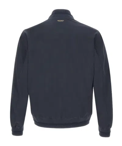 Woolrich Wesley Bomber Jacket In Blue