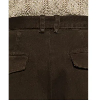 Entire Studios Gully Belt Trousers In Brown