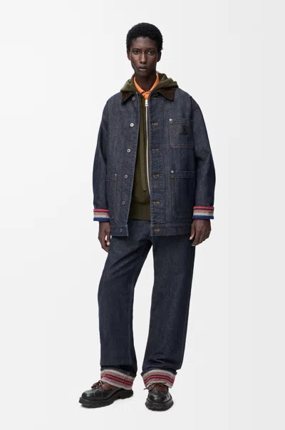Loewe Jacket In Denim In Multi