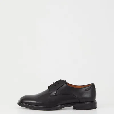 Vagabond Harvey Leather Derby Shoes In Black