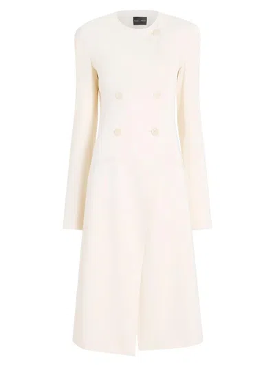 Proenza Schouler Anouk Button-up Coat In Neutral