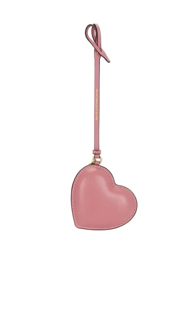 Coach Heart Puffy Bag Charm In Pink