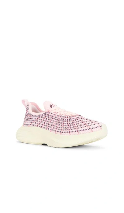 Apl Athletic Propulsion Labs Athletic Propulsion Labs Techloom Zipline Knitted Sneakers In Pink