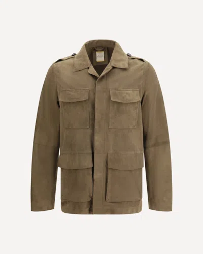 D'amico Flap-pocket Jacket In Brown
