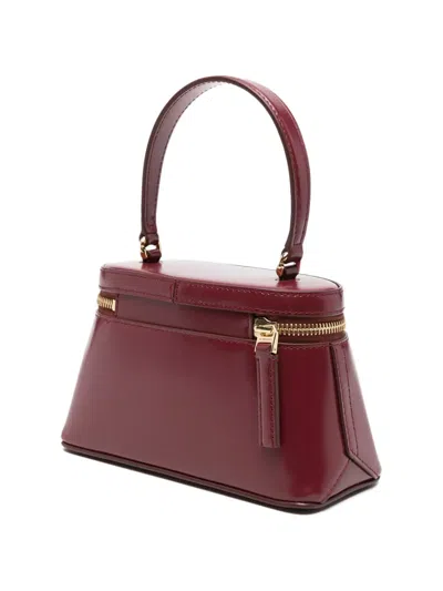 Givenchy Antigona Vanity Bag In Box Leather With Chain In Red