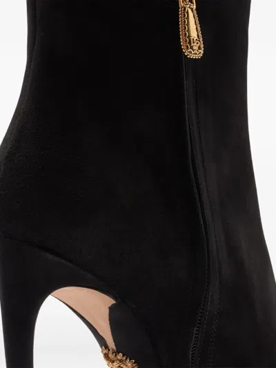 Dolce & Gabbana Suede Ankle Boot In Multi