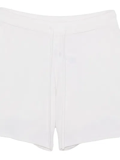 Allude Drawstring Shorts In White