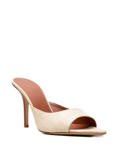 Gia Borghini Raffia Point-toe Sandals In Multi