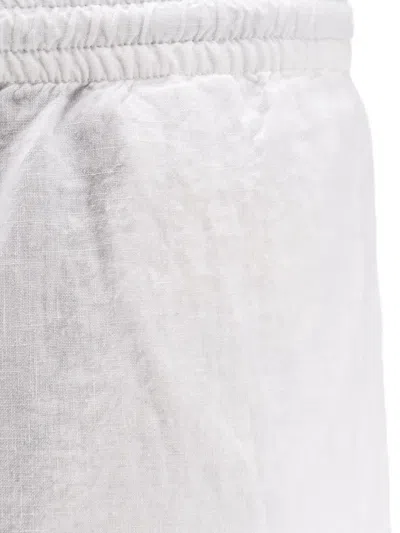 Aspesi Elasticated Trousers In White