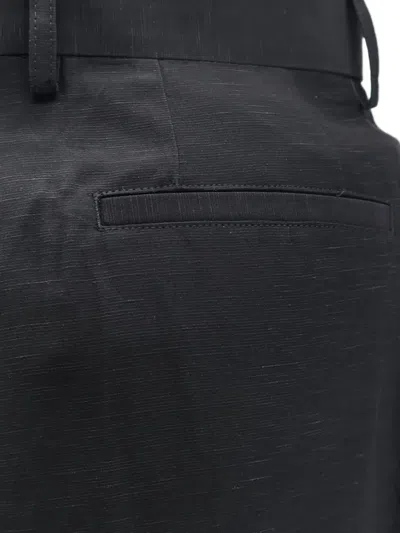 Laneus Button Trousers In Blue