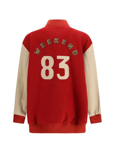 Weekend Max Mara Ellisse Bomber Jacket In Multi