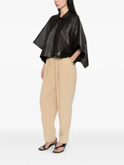 Bully Flap-pocket Jacket In Brown