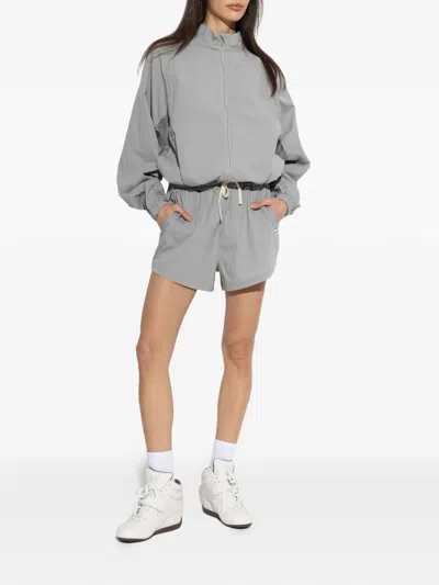 Rethinkit Studios Mesh-panel Jacket In Gray