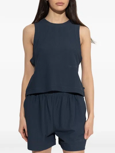 Rethinkit Studios Mesh Tank Top In Blue