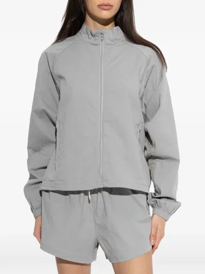 Rethinkit Studios Mesh-panel Jacket In Gray