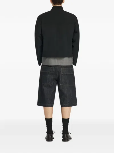 Entire Studios Tria Zip-up Jacket In Black