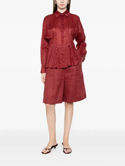 Max Mara Caravan Tailored Knee-length Shorts In Multi