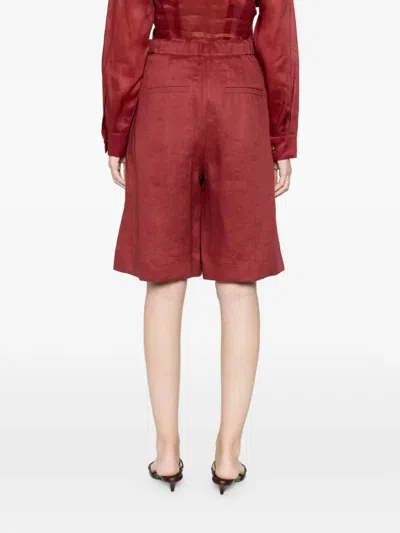 Max Mara Caravan Tailored Knee-length Shorts In Multi