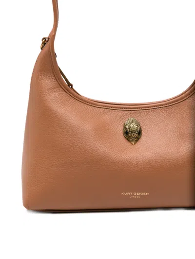 Kurt Geiger Eagle Shoulder Bag In Brown