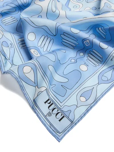 Pucci Angoli-print Silk Scarf In Multi