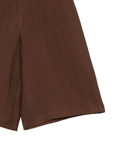 Alysi Elasticated Trousers In Brown