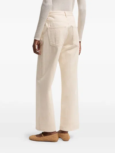 Moncler Belt-loop Trousers In Neutral
