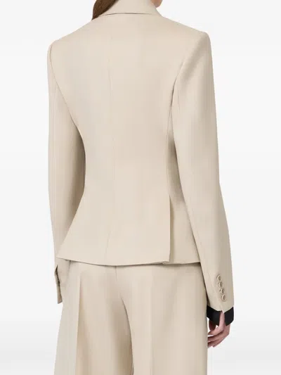Max Mara Double-breasted Blazer In Neutral