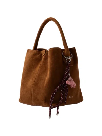 Date Charm Leather Shoulder Bag In Multi