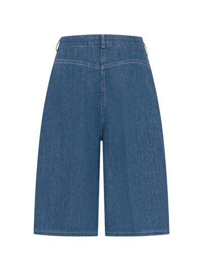 Seventy Button Shorts In Blue