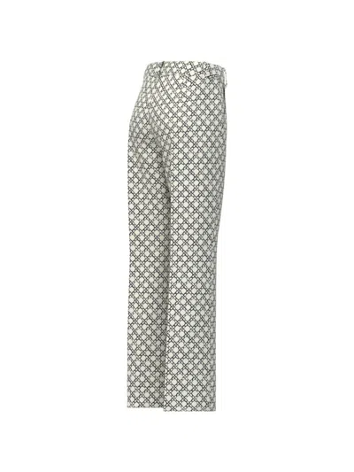 Marella Patterned Trousers In Black