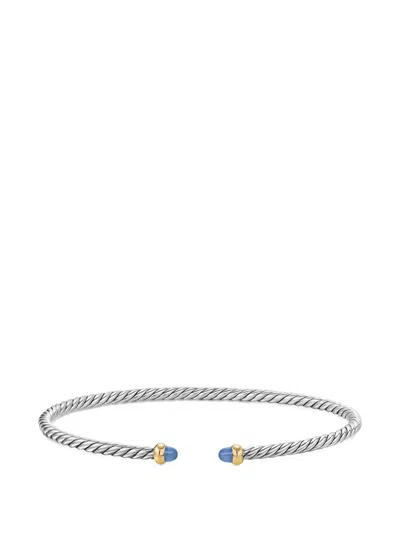David Yurman Micro Cablespira® Flex Bracelet In Silver