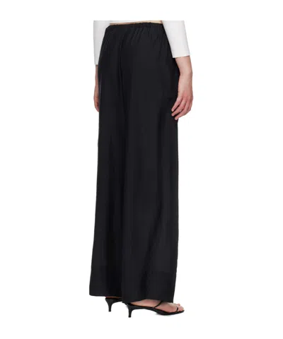 St Agni Elastic Waist Casual Pants In Black