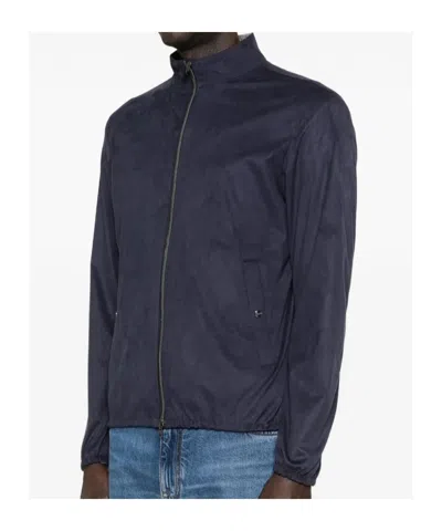 Herno Zip-up Long-sleeve Jacket In Black