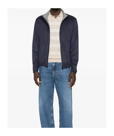 Herno Zip-up Long-sleeve Jacket In Black