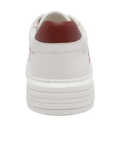 Bally Raise Sneaker In Plain Calf Leather In White