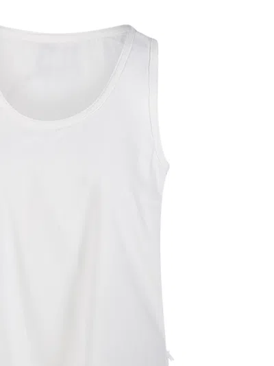 Darkpark Distressed Vest In White