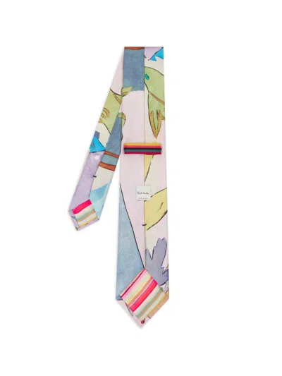 Paul Smith River Collage-print Tie In Multi