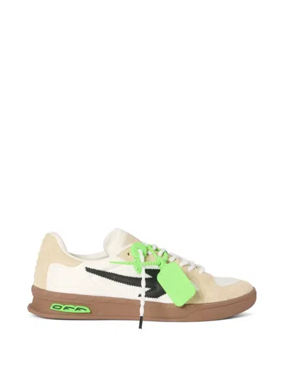 Off-white Beige End Of Play Suede Sneakers In Neutral
