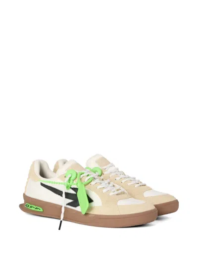 Off-white Beige End Of Play Suede Sneakers In Neutral