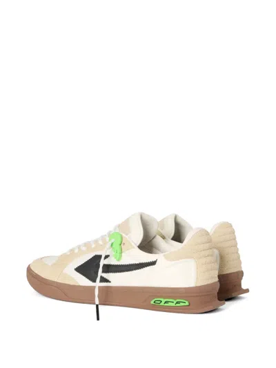 Off-white Beige End Of Play Suede Sneakers In Neutral