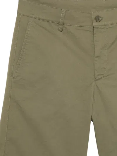 Aspesi Button Shorts In Green
