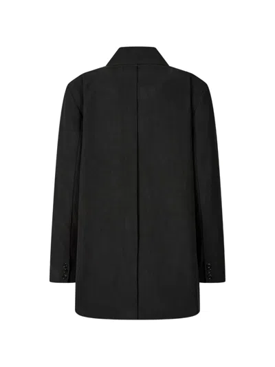 Tomboy Back Slit Jacket In Black