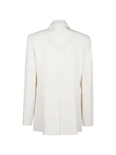 P.a.r.o.s.h Double-breasted Blazer In White